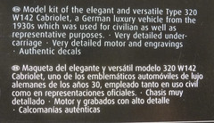 1/35 Revell WWII German Officers Car Mercedes Benz Typ 320 Coupe Cabriolet 03354