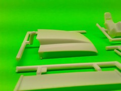 90 1990 Mustang 5.0 Knotchback LX 1/25 Race Car Drag Cowl Hood Spoiler Seat Cage