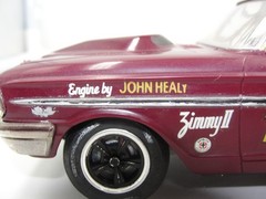 Built Model Car Tasca Ford 1964 Ford Thunderbolt NHRA Drag Car 1/25