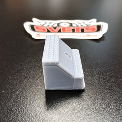 1/24 1/25 Scale 3D Resin Semi Truck Diamond Plate Aluminum Saddle Step Tool Box