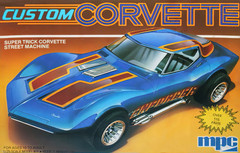 MPC 6359 1/25 Custom Corvette Kitbash Parts Chrome Wheel Parts (#120)