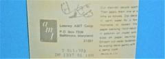 DECAL SHEET for 1981 AMT – Kenworth Conventional “ALASKAN HAULER” Model Kit 1/25