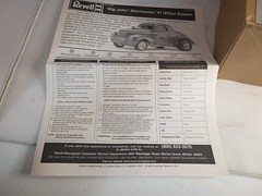 Revell Big John Mazmanian 1941 Willys Gasser 1:25 Model Kit 2350 Open Box