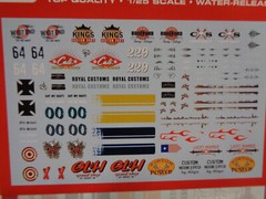 AMT #MKA024 1/25 SCALE RAT ROD GRAPHICS CUSTOM DECALS NEW IN SEALED PACKAGE