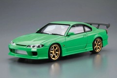 Aoshima 1/24 1999 Nissan Silvia S15 Spec R Rodextyle Tuned Car #42 JDM Model Kit