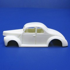 JFSL14 H:O scale Jimmy Flintstone 1940 Ford Street Racer resin slot car body