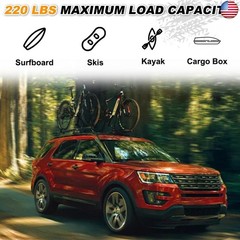 Snailfly Roof Rack Cross Bars Fit for Ford Explorer 2016-2019, Rooftop