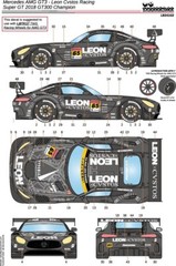 LB Production 1/24 Merc AMG GT3 Leon Cvstos Racing Super GT 2018 Decal LB24102
