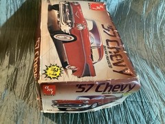 VINTAGE MODEL KIT -AMT#6563 “57 CHEVY BELAIR HARDTOP OPEN Box