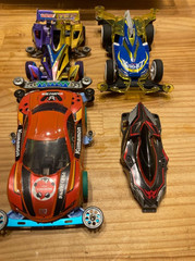 Tamiya Mini 4WD & Parts Set Vintage From Japan