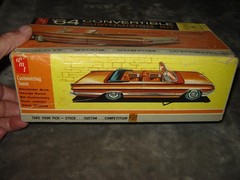 AMT 6314-150 Original kit 1964 Convertible Box open Kit MIB No Instructions NICE