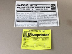 OPEN BOX AMT ERTL Snap Fast Plus Skill Level 1 PLYMOUTH PROWLER 1/25 Model Kit