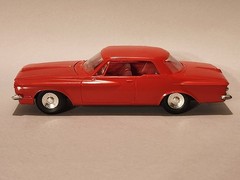 Vintage Jo-Han 1962 Plymouth Fury HT 1/25 Scale Built Kit – Nice, Unpainted Red
