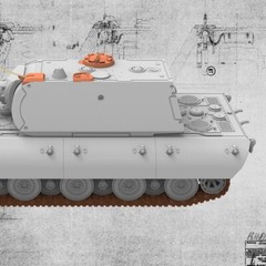 Amusing Hobby 35A046 1/35 German Super Heavy Tank E-100