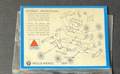 Citgo Classic Car Collection 1931 Rolls Royce (Sealed in Package)