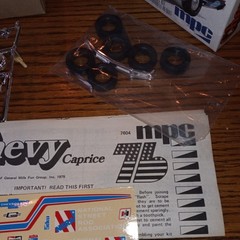 VINTAGE 1976 Chevy Caprice NIOB MODEL KIT – ANNUAL MPC 1-7604