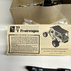 AMT ’25 T Fruitwagon T329 Built 1/25 Original 1969 Issue Model HOT ROD Show Rod