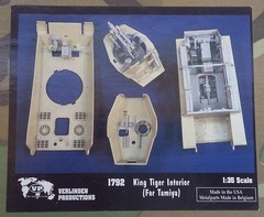 Verlinden Prod. #1792 1/35 Scale King Tiger Interior Detail Set for Tamiya Kits