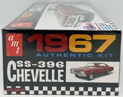 AMT 1/25 Scale 1967 Chevelle SS-396 – Retro Deluxe Factory Sealed Authentic Kit