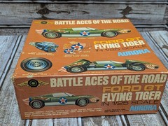 Vintage Aurora Ford GT Flying Tiger Plastic Model Race Car Kit 1:25