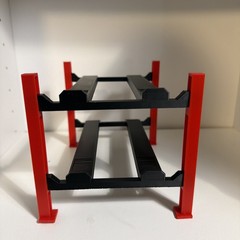 4 post 2 Level model car lift 1:24 1:25 scale KIT Assembly required. Paintable!