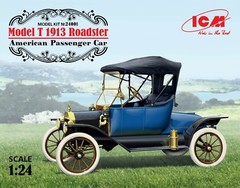 Model T 1913 Roadster, American Passenger Car Plastic Model Kit 1/24 ICM 24001