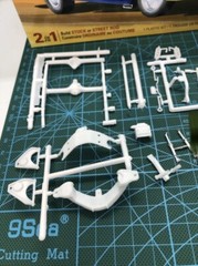 55 Chevy Bel Air Sedan CHASSIS SUSPENSION FOB AMT 1:25 Search LBR Model Parts