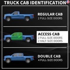 6 inches Running Boards Compatible with 2005-2024 Toyota Tacoma Access Cab Side