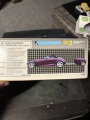 2 Vintage AMT/ERTL 1997 Plymouth Prowler With Trailer 1:25 Sealed Bags (READ)