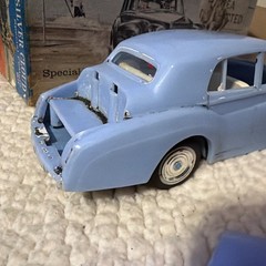 Hubley 1/24 Scale Original Issue Rolls Royce Built Kit Needs Work