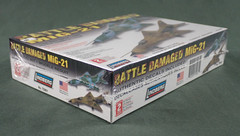 LINDBERG MODEL KIT BATTLE DAMAGED MIG-21 SEALED BUILD ONE OF 2 WAYS