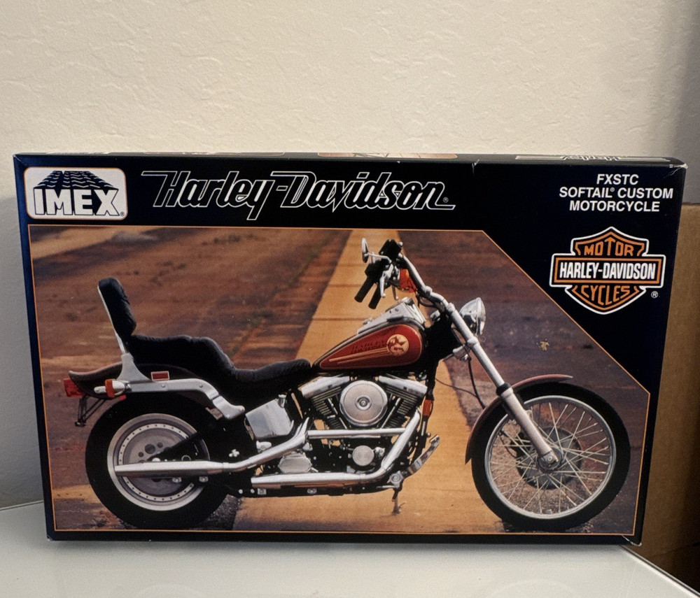 IMEX 1:9 Harley-Davidson FXSTC Softail Custom Motorcycle Model Kit Plastic