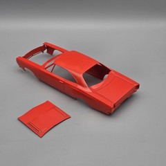 AMT 1/25 1968 Plymouth Road Runner Parts Kitbash Body Hood Painted
