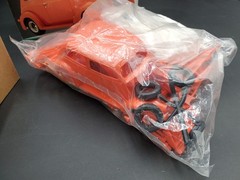 Monogram Fat Fendered 37 Ford Street Rod 1987 Partially Built Kit #2757