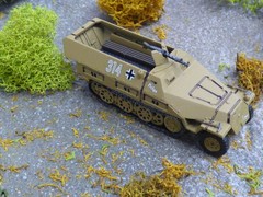 Trident / Roco Minitank Compatible WWII German SdKfz 251/1 Halftrack Lot#9376B©