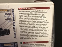 ITALERI 3917 DAF XF105 SMOKY JR. SHOW TRUCK MODEL KIT-NIB-1/24 SCALE