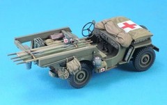 1/35 Scale Die-Cast Resin Model Assembled Kit US Military Ambulance Conversio…