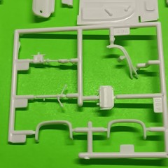 AMT 60 1960 Chevy Fleetside Pickup Truck 1/25 cab body hood glass chrome bumper