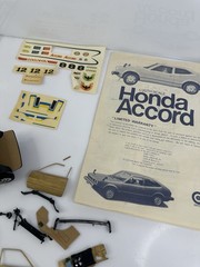 Rare Vintage 1980’s Entex Honda Accord Model Kit 1/20 9043 Japan