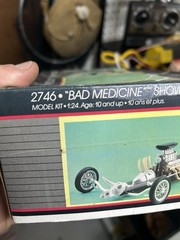 1986 Monogram “Show Rod” Bad Medicine #2746 In Box With Manual Ships Fast!!