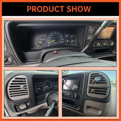 Double Din Dash Panel Compatible with 1995-2002 GMC Sierra Chevy Silverado C/K T