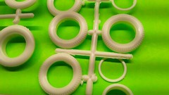 1966 Barracuda Hemi Under Glass 1/25 Funny Drag Car Hurst Mag Rims Wheel Tire