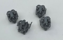 4pc 1/64 Resin LSX Whipple Supercharged Engine Hot Wheels Diecast Custom Parts