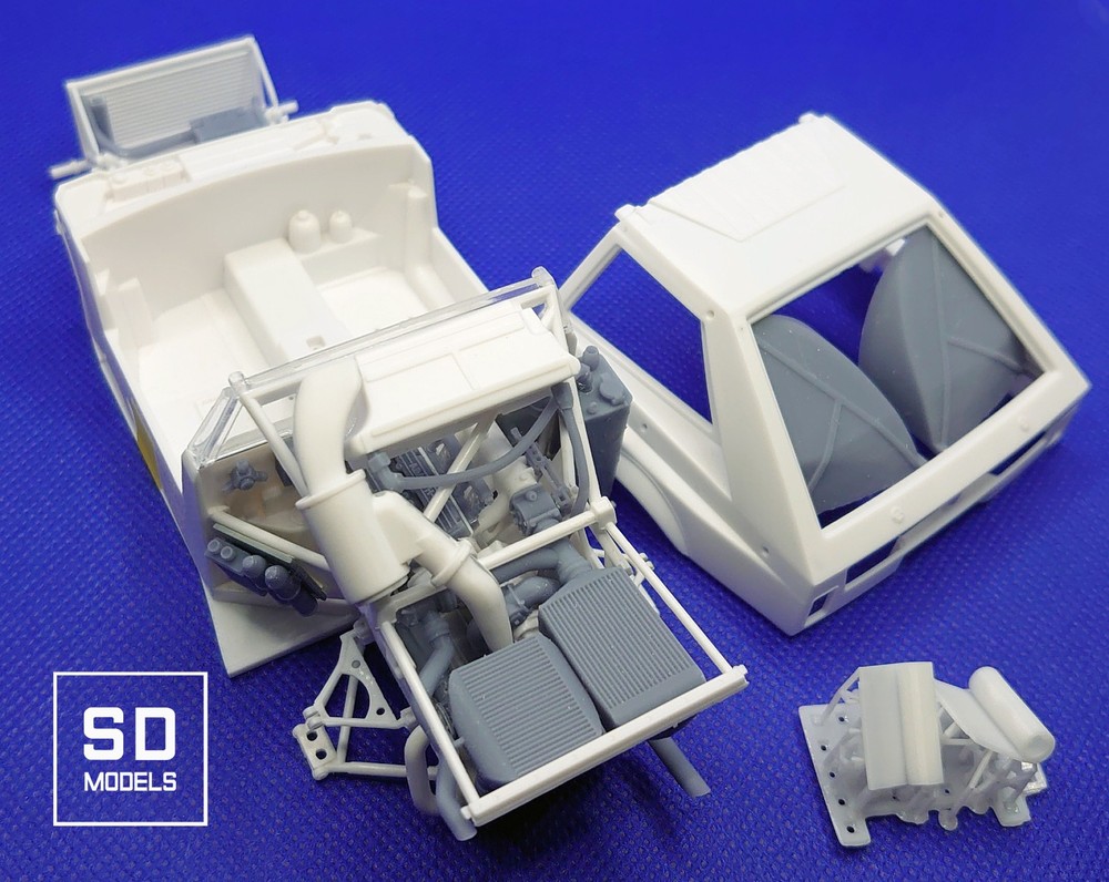 SD-L04 1/24 Lancia Delta S4 Additional Parts, BEEMAX Compatible, 3D Printed