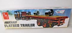AMT Fruehauf Flatbed Trailer 1/25 Scale Model Kit # 617 Sealed