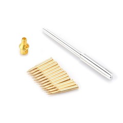 Metal Barrel & Brass Shells Set For Tamiya 35216/35227 1/35 German Tiger I Tank