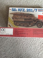 ESCI Model Kit 1:72 Scale – SD. KFZ. 251/7 Pioneer Vehicle Lot Of 2 – Sealed