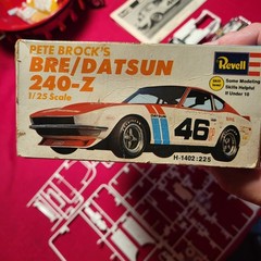 Revell Pete Brock BRE Datsun 260Z H-1402 Model Kit Open Box Partially Started