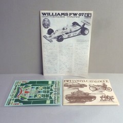 Tamiya 1/20 Williams FW-07 Grand Prix Collection No 14 Model Kit Sealed Parts
