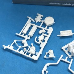 Ford 312 ENGINE 3in1 STK Supercharger Hilborn NO Headers 1:25 LBR Model Parts
